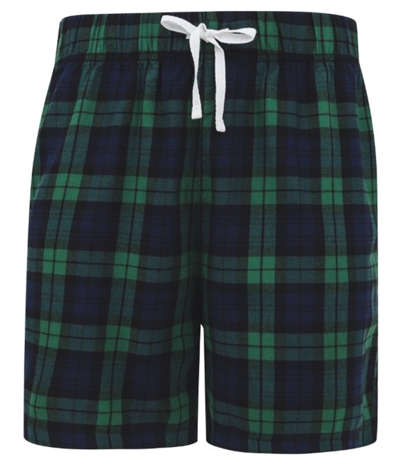 Tartan lounge shorts