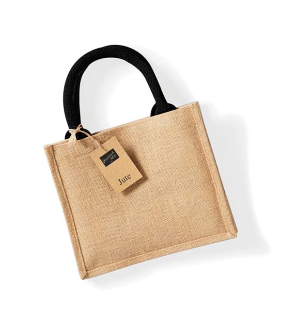 Jute mini gift bag