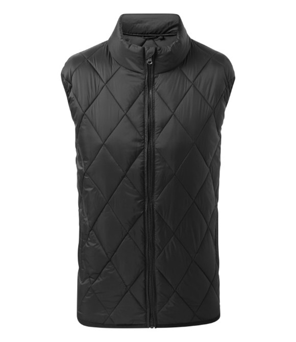 Diamond pane padded gilet