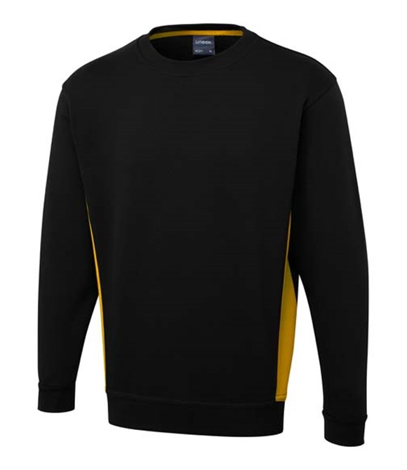 Uneek 280GSM Two Tone Crew Neck Sweatshirt