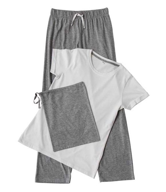 Towel City Women's long pant pyjama set (in a bag)