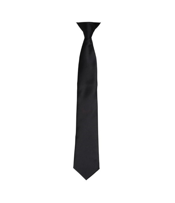 'Colours' satin clip tie
