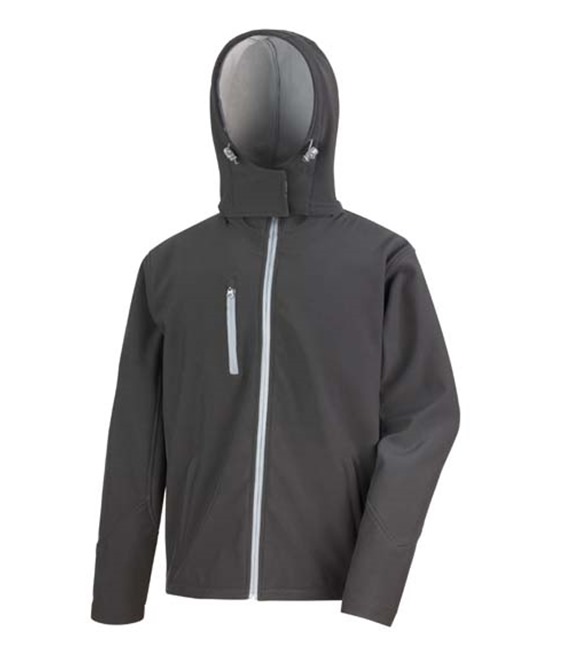 TX performance hooded softshell jacket