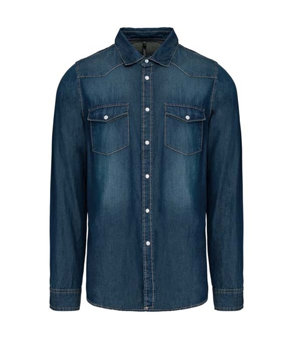 Kariban Long sleeve denim shirt