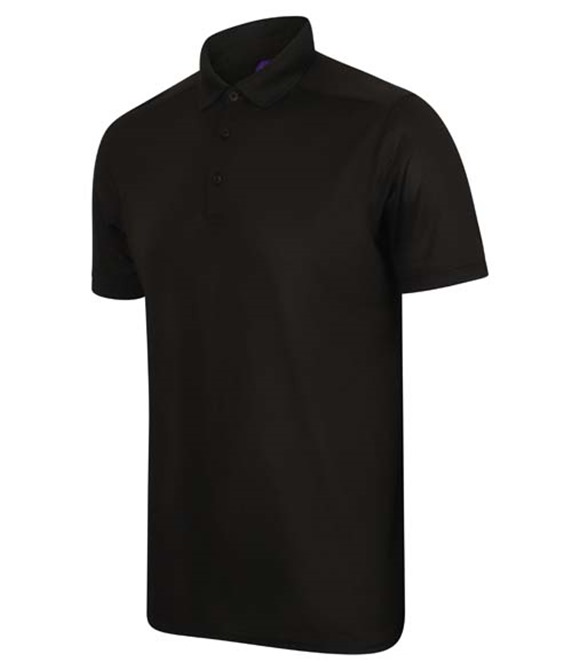 Henbury Stretch polo shirt with wicking finish (slim fit)