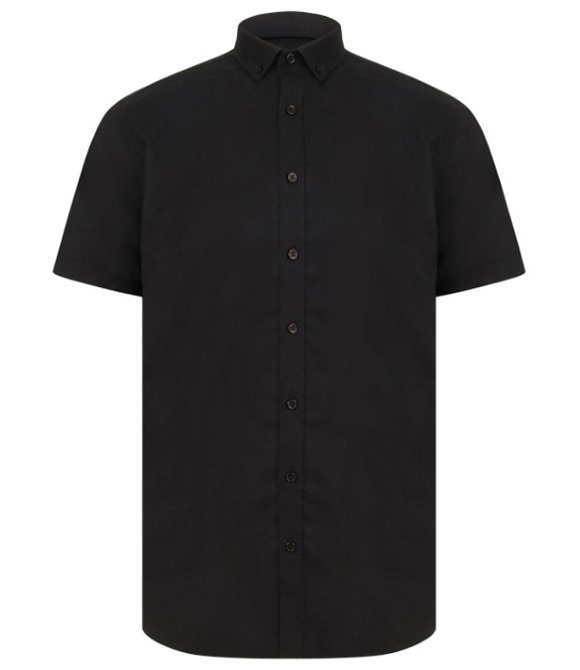 Modern short sleeve Oxford shirt