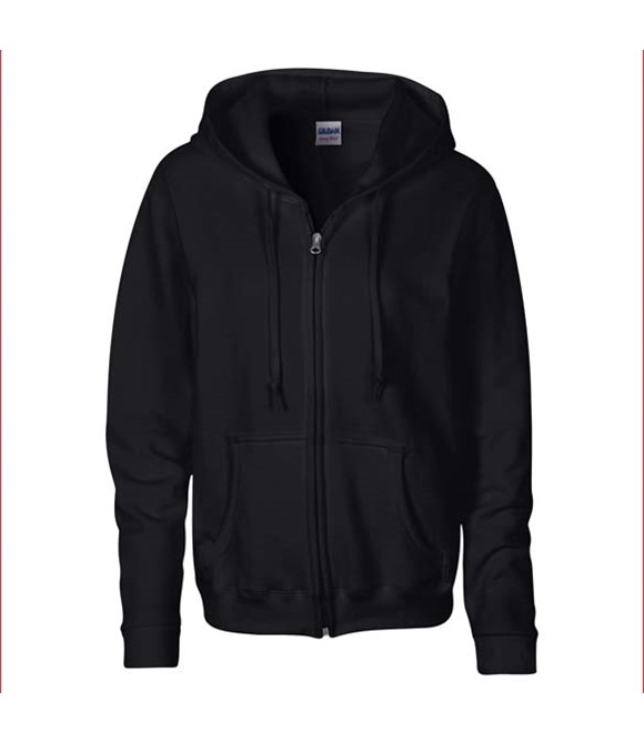 womens black full zip hoodie