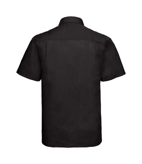 Short sleeve polycotton easycare poplin shirt