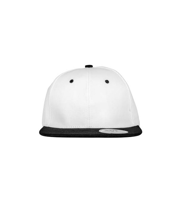 Bronx original flat peak snapback dual colour cap