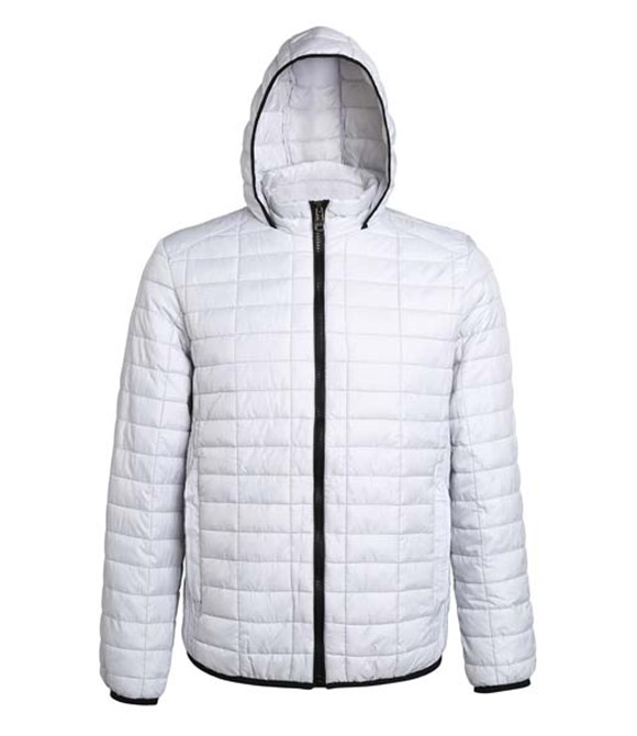 2786 Honeycomb hooded jacket