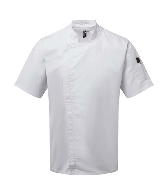 Premier Chef's zip-close short sleeve jacket