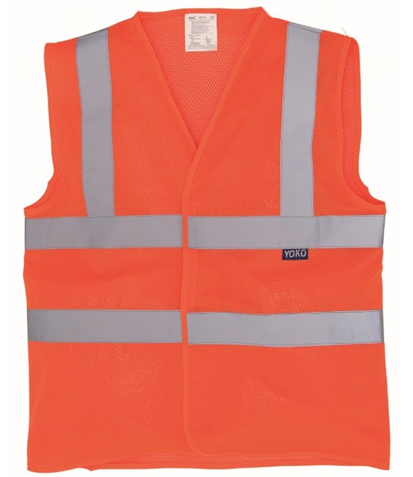 Top cool open mesh 2-band-and-braces waistcoat (HVW120)