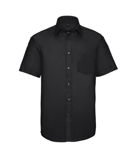 Russell Collection Short sleeve ultimate non-iron shirt