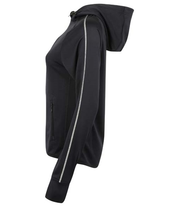 Tombo Women's hoodie with reflective tape