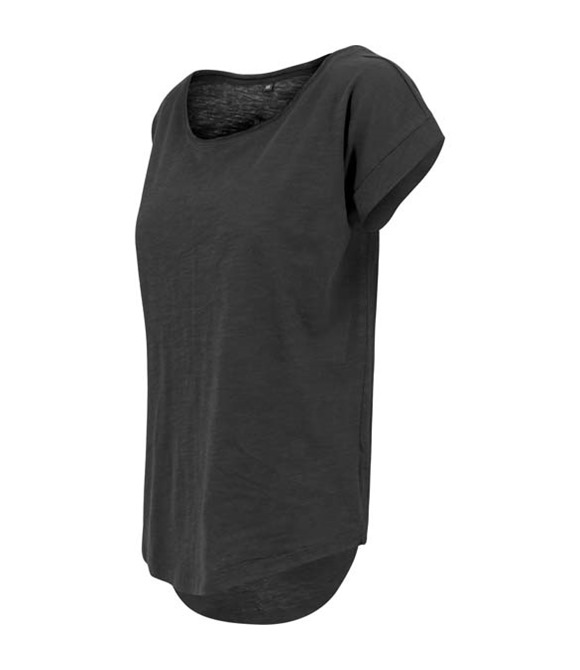 Build Your Brand Women's long slub tee