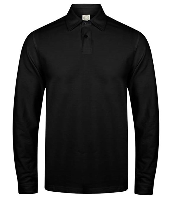 SF Long sleeve stretch polo