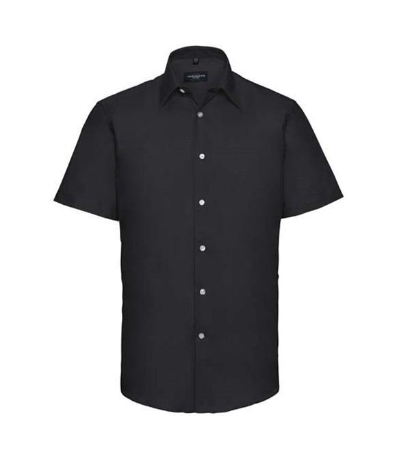 Short sleeve easycare tailored Oxford shirt