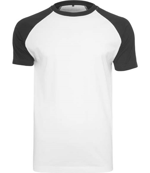 Build Your Brand Raglan contrast tee