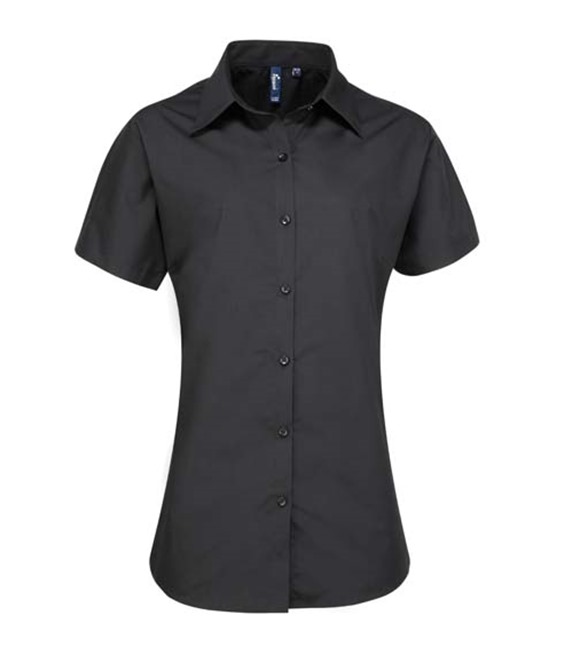 Women's supreme poplin short sleeve shirt