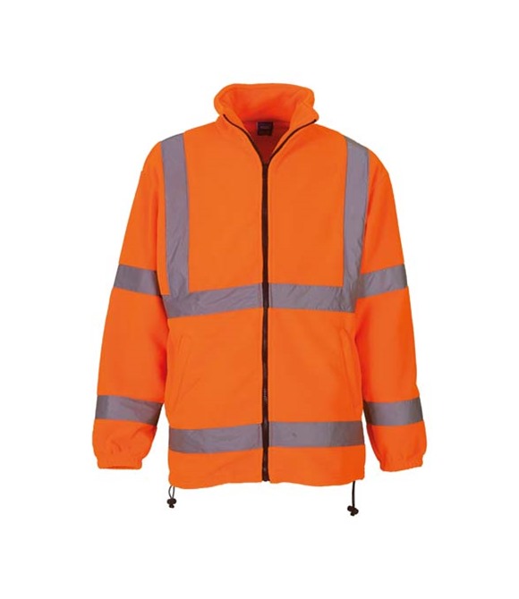 Yoko Hi-vis heavyweight fleece jacket (HVK08)