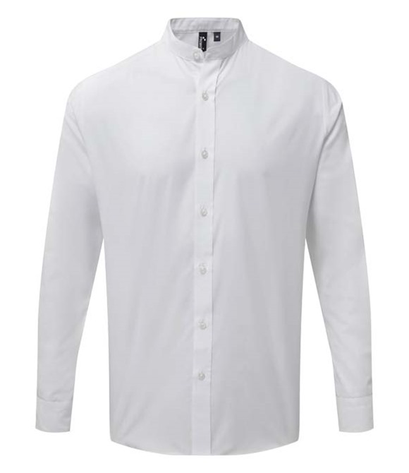 Premier Banded collar grandad long sleeve shirt