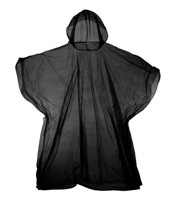 JB Emergency hooded plastic poncho