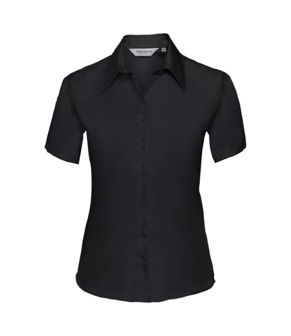 Russell Collection Women's short sleeve ultimate non-iron shirt