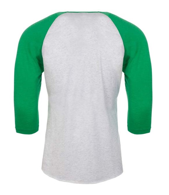  Next Level Unisex Tri-Blend 3/4 Sleeve Raglan T-Shirt