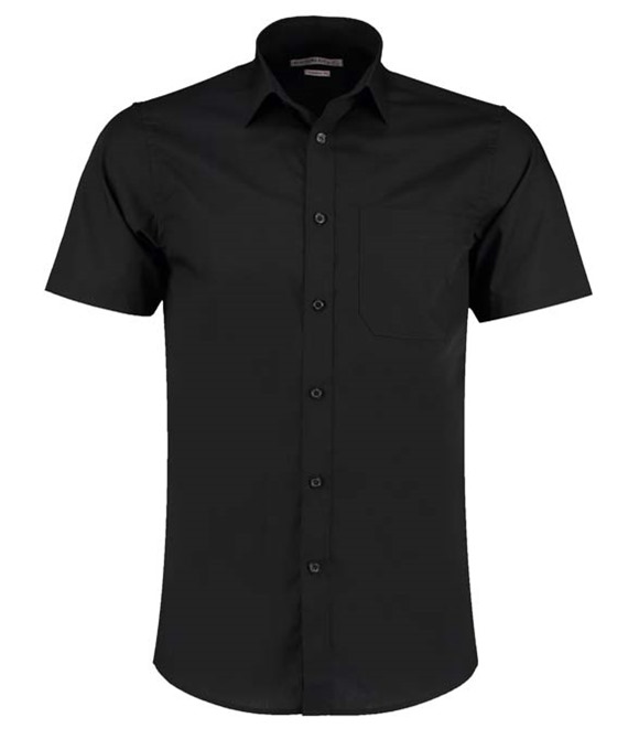 Kustom Kit Poplin shirt short-sleeved (tailored fit)