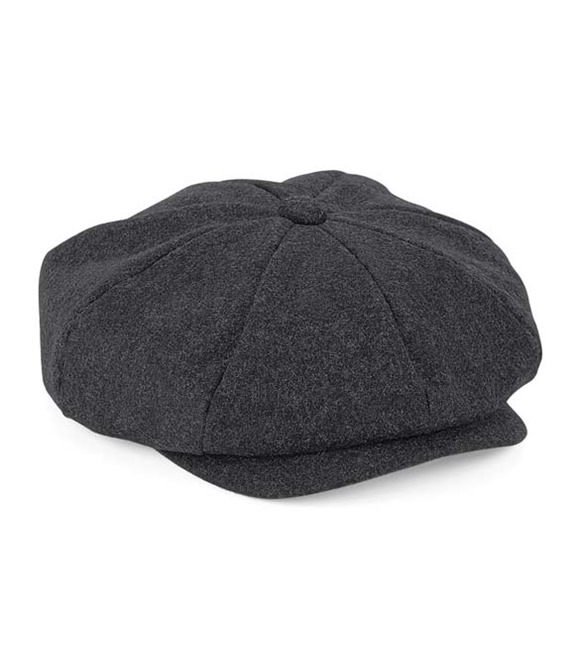 Beechfield Melton wool baker boy cap