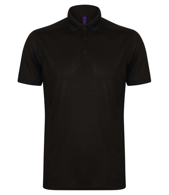 Henbury Stretch polo shirt with wicking finish (slim fit)