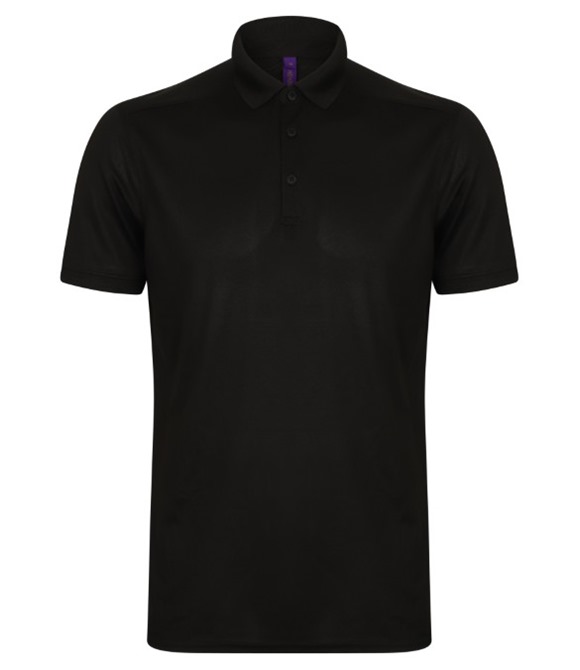 Stretch polo shirt with wicking finish (slim fit)