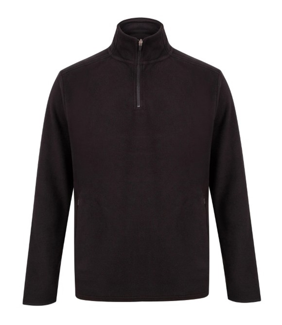 ¼ zip microfleece jacket