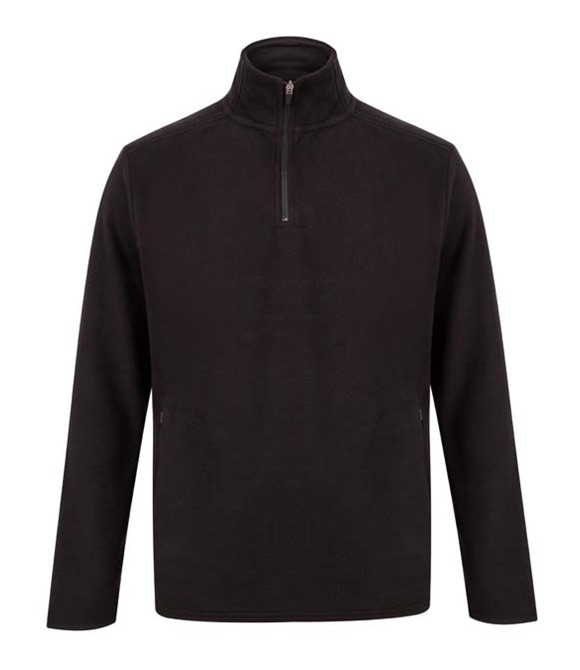 Henbury ¼ zip microfleece jacket