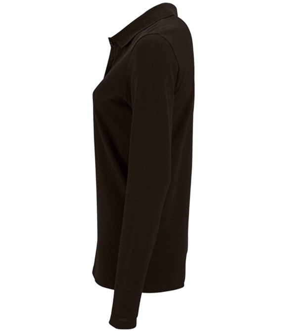 Ladies Perfect Long Sleeve Piqué Polo Shirt