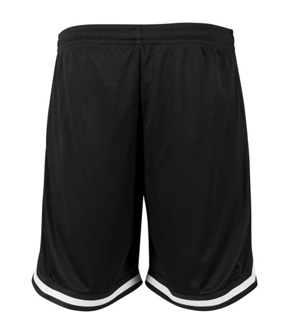 Two-tone mesh shorts
