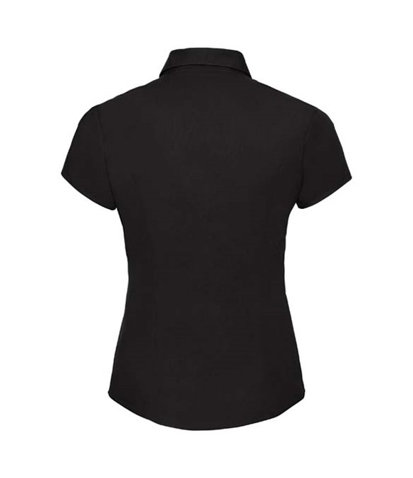 Russell Collection Women's short sleeve easycare fitted stretch shirt