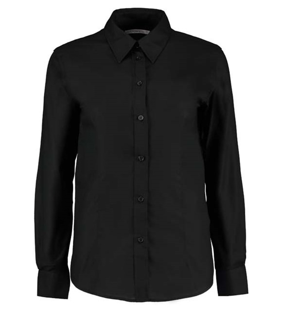 Kustom Kit Women's workplace Oxford blouse long-sleeved (tailored fit)