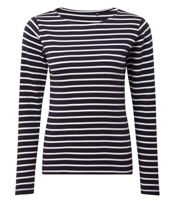 Women's Marinière coastal long sleeve tee