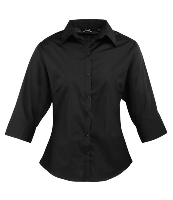 Premier Women's ¾ sleeve poplin blouse