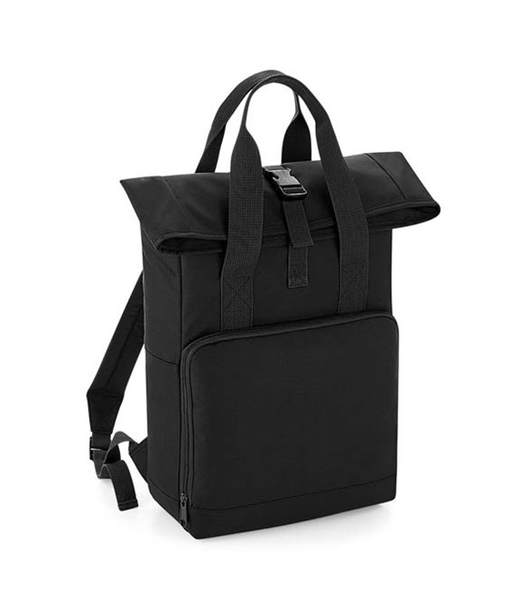 Twin handle roll-top backpack