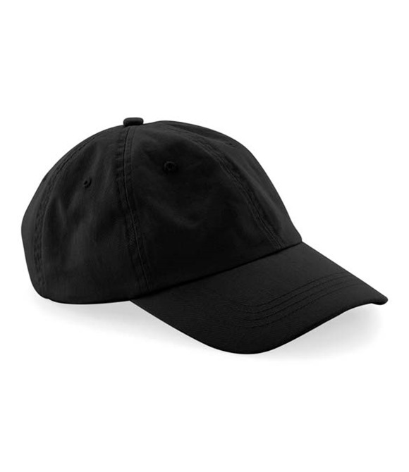 Low-profile 6-panel dad cap