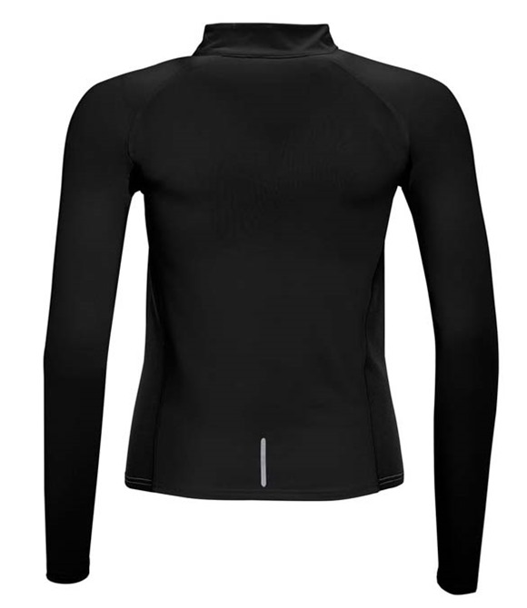 SOLS Womens//Ladies Berlin Long Sleeve Zip Neck Running Top