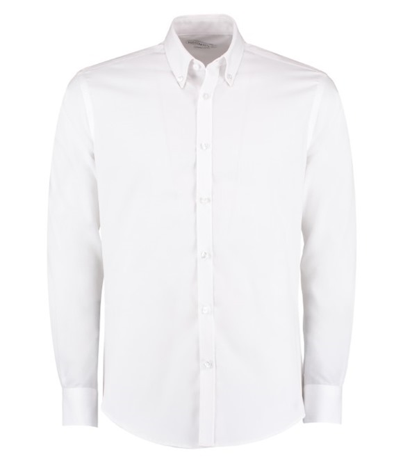 Slim fit non-iron Oxford twill shirt long-sleeved (slim fit)