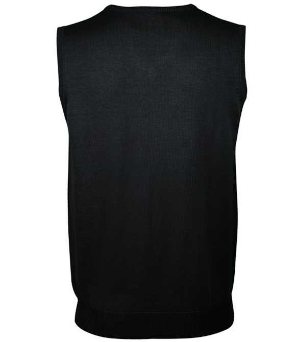 Unisex Gentlemen Sleeveless Cotton Acrylic V Neck Sweater
