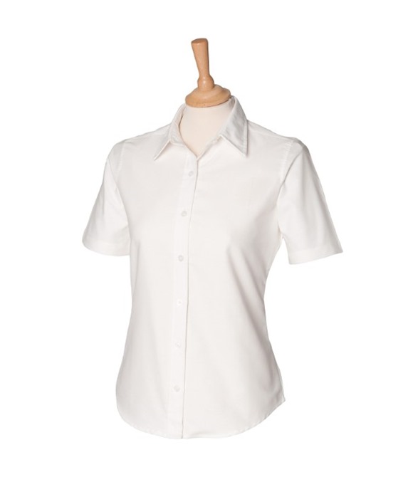 Women's short sleeve classic Oxford shirt