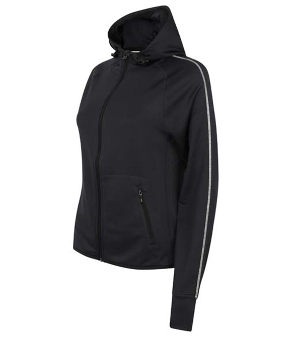 Tombo Women's hoodie with reflective tape