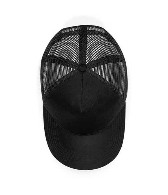 Suede snapback trucker