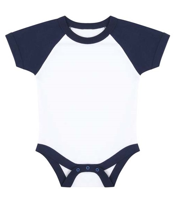 Essential short-sleeved baseball bodysuit