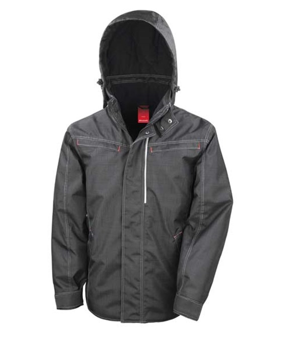 Denim texture rugged jacket